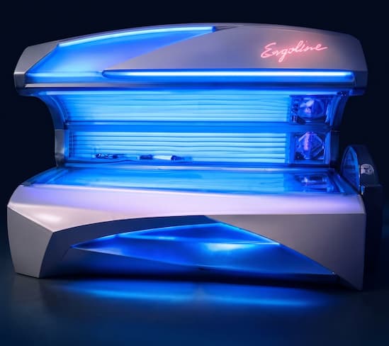 Ergoline lay-down sunbed